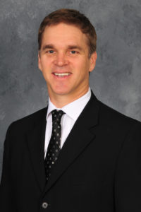 EL SEGUNDO, CA - AUGUST 19: Luc Robitaille of the Los Angeles Kings poses for his official headshot for the 2015-2016 season on August 19, 2015 at the Toyota Sports Center in El Segundo, California. (Photo by Adam Pantozzi/NHLI via Getty Images)