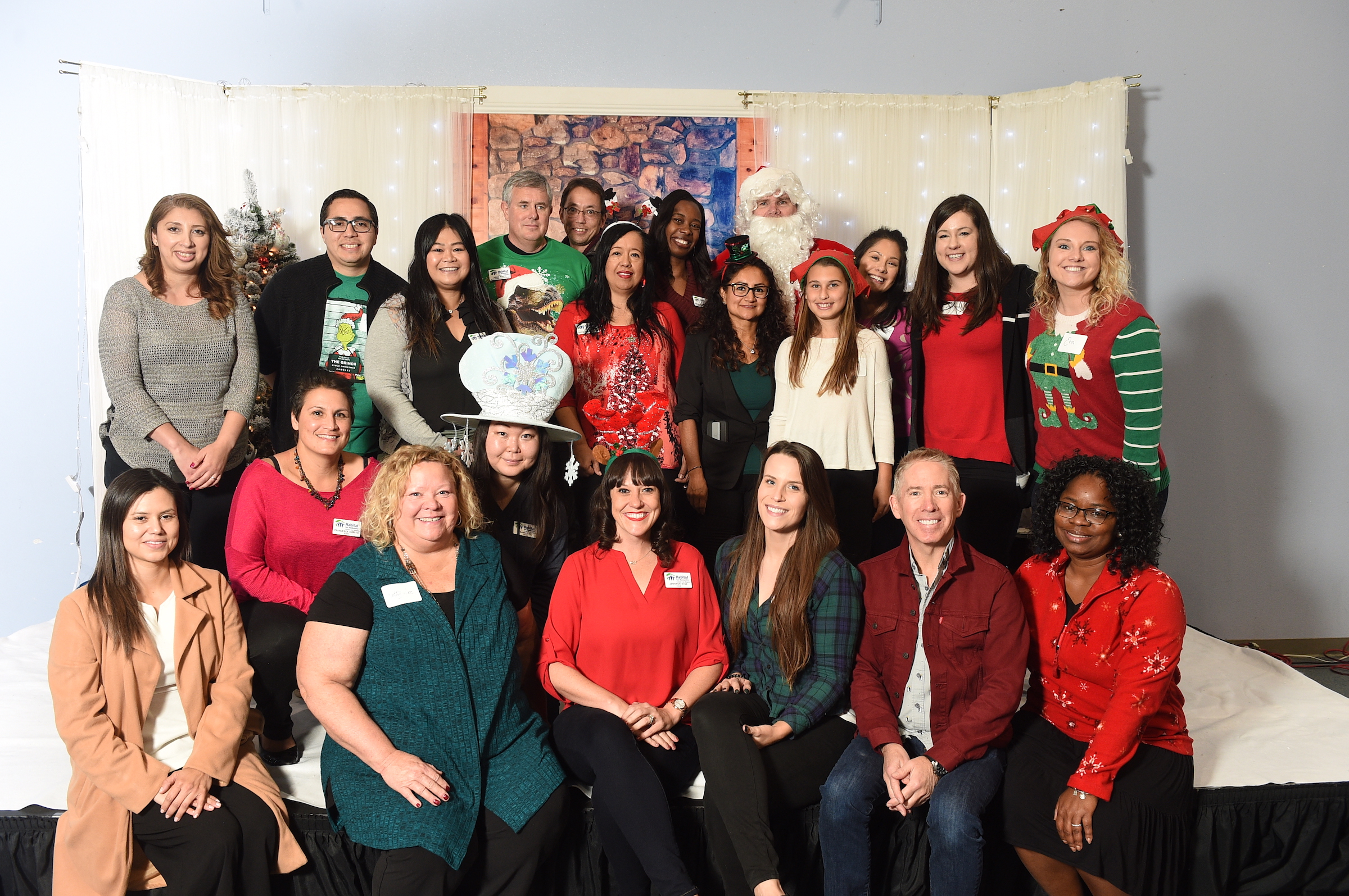 Habitat LA Staff posing for a group photo at the event.