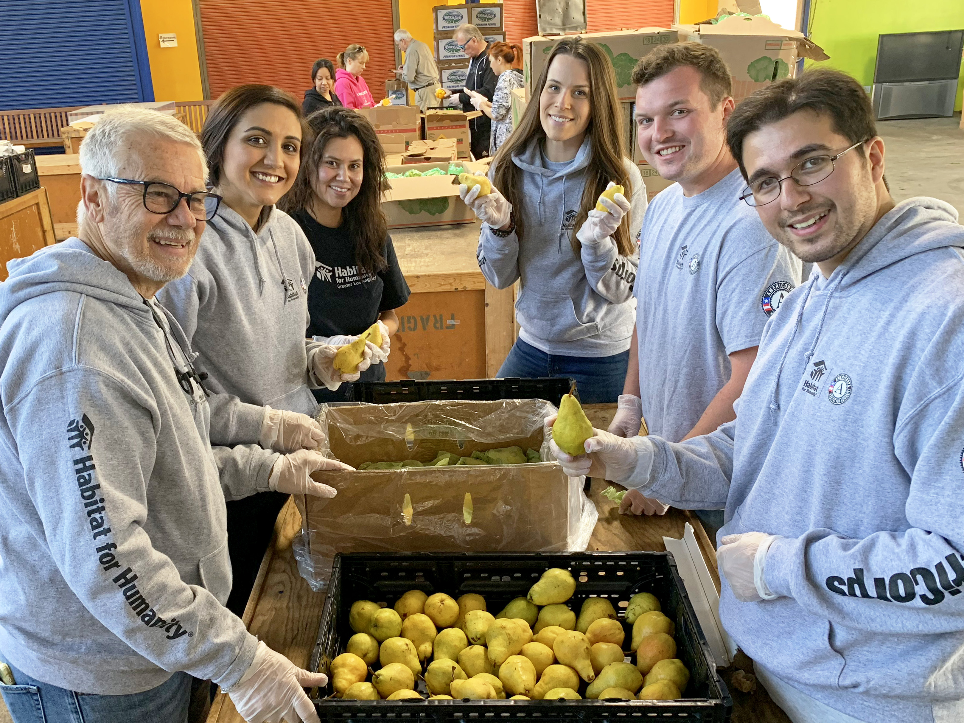 The 2018-2019 Habitat LA AmeriCorps team