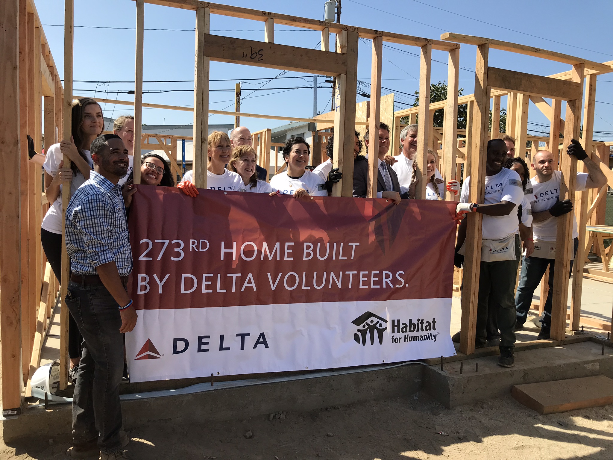 Delta Air Lines Kicked Off 10th Home Built In Partnership with Habitat