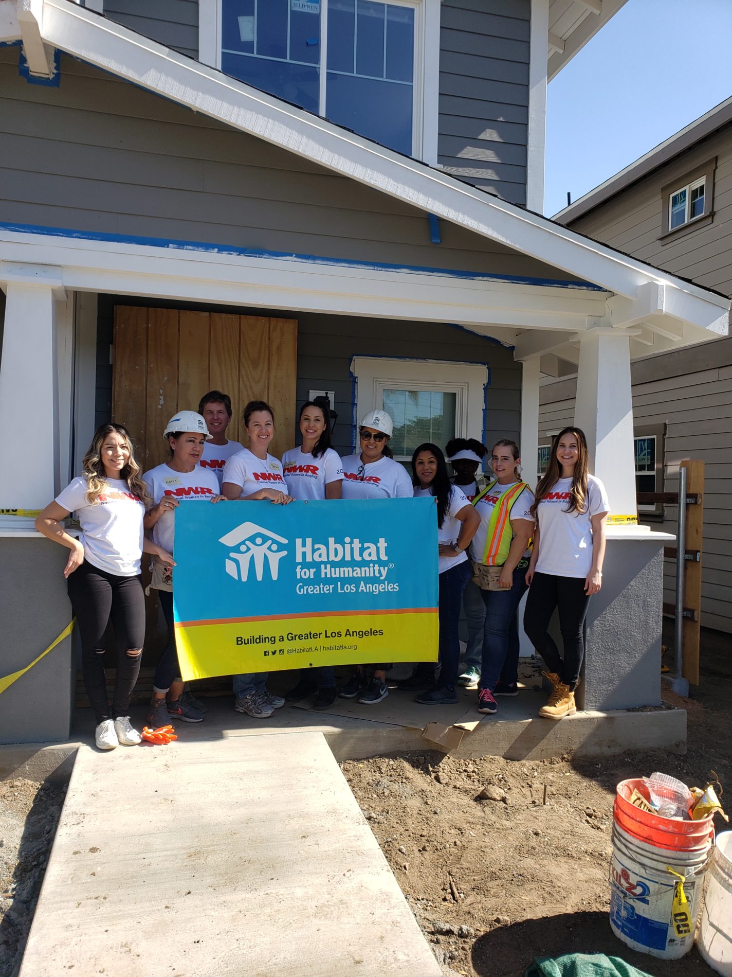 Guest Blog: National Women in Roofing Join Habitat LA for a Build Day ...