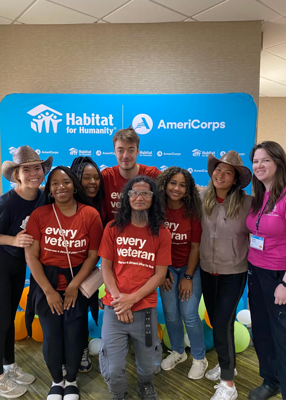 Group photo of Habitat LA AmeriCorps